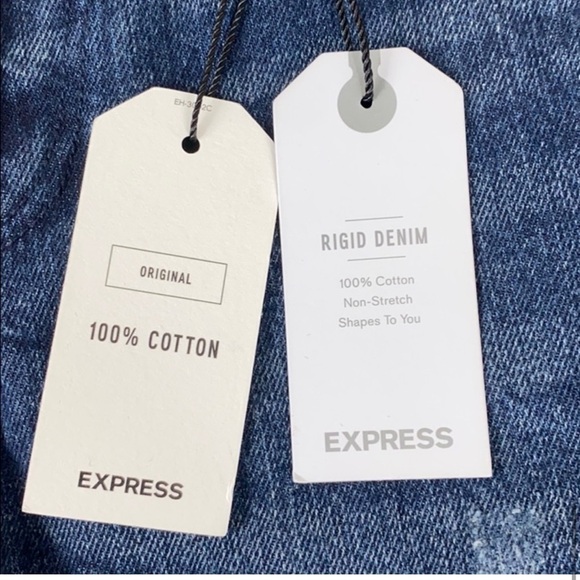 Express High Waisted Vintage Ankle Skinny Jeans - Picture 4 of 5